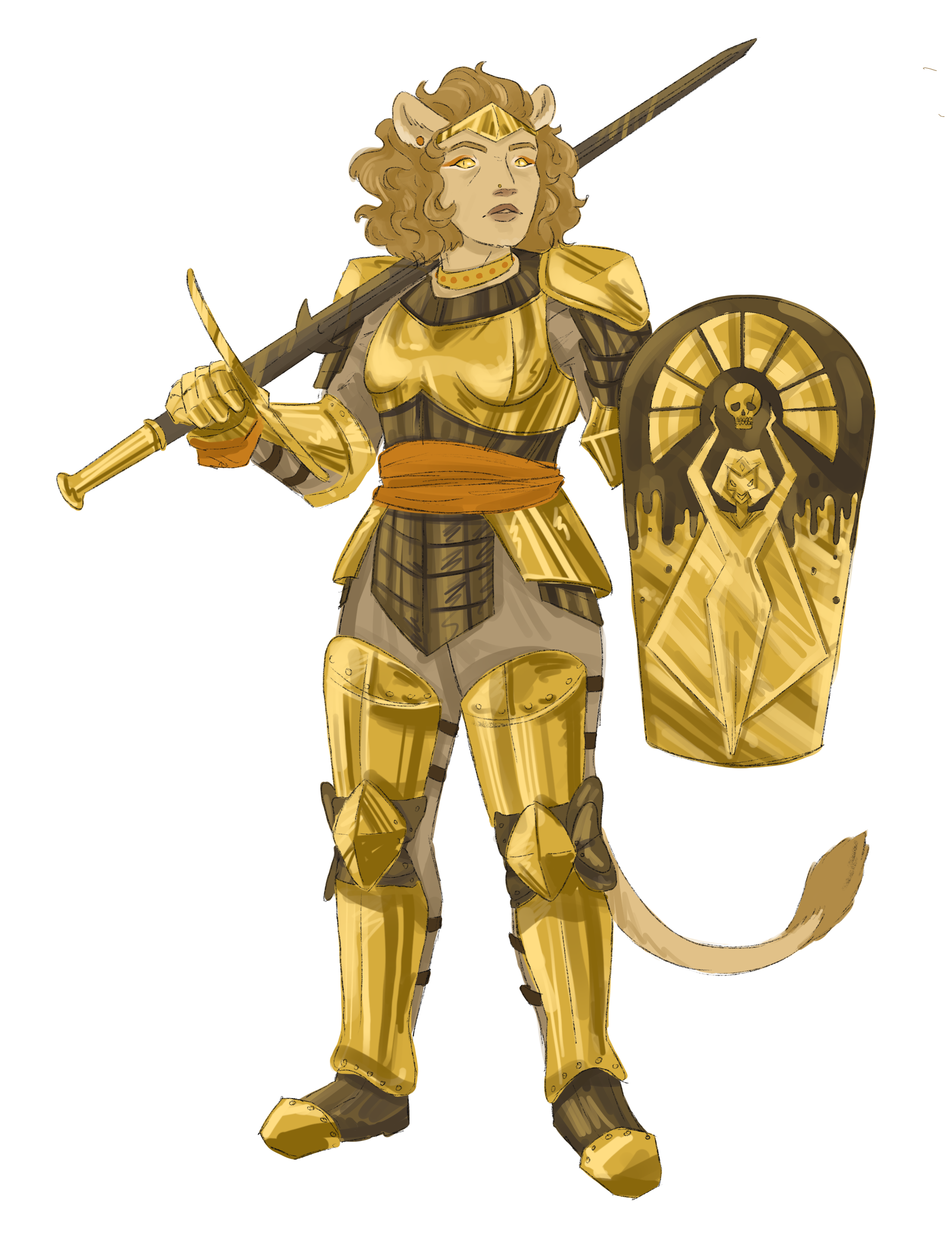 Concept art illustrating Catdrah ancestry