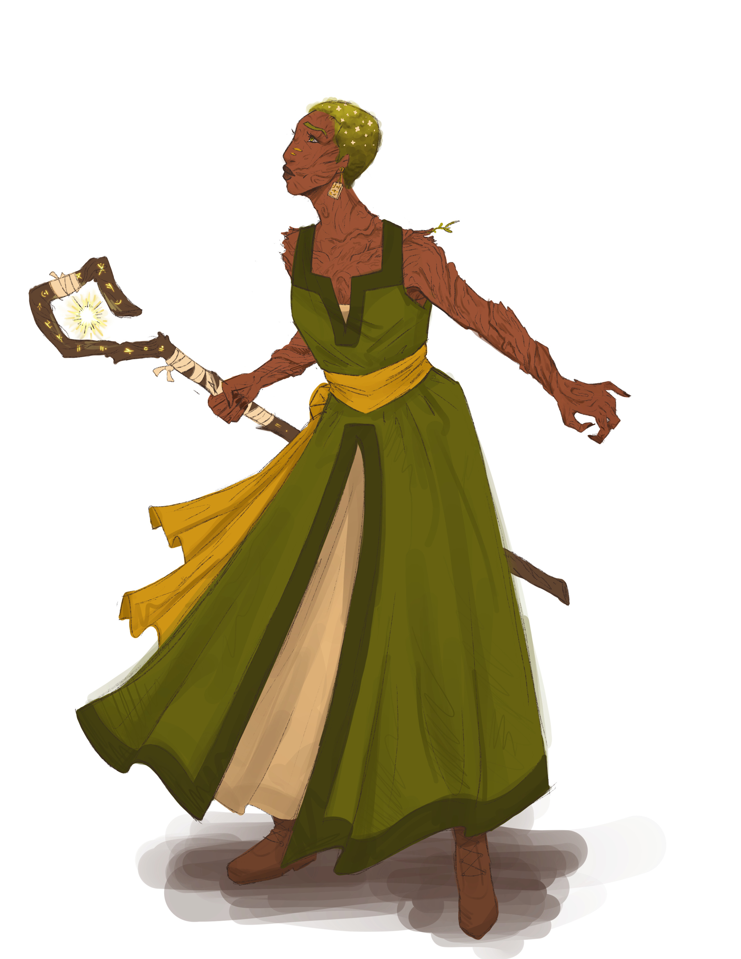 Concept art illustrating Dryad ancestry