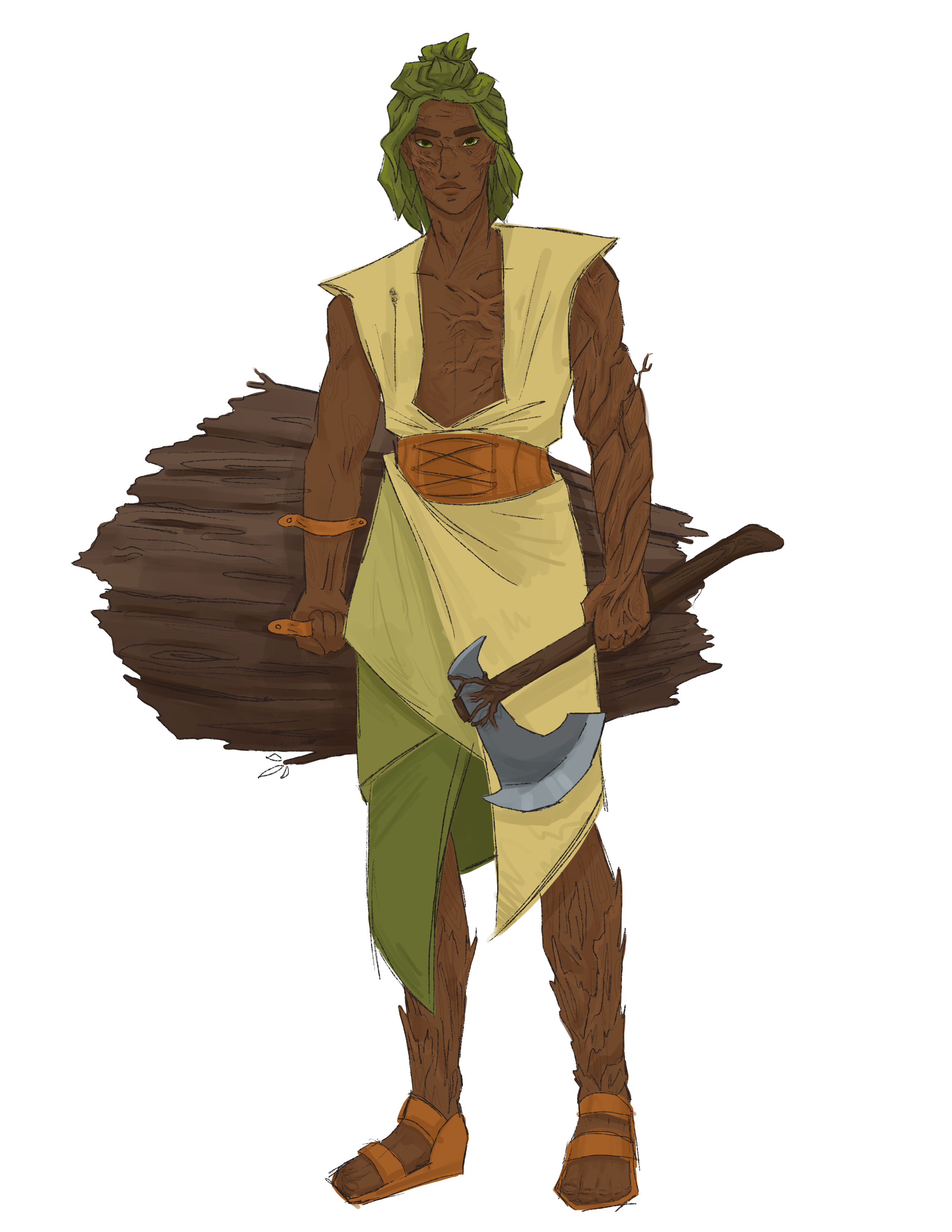 Concept art illustrating Dryad ancestry