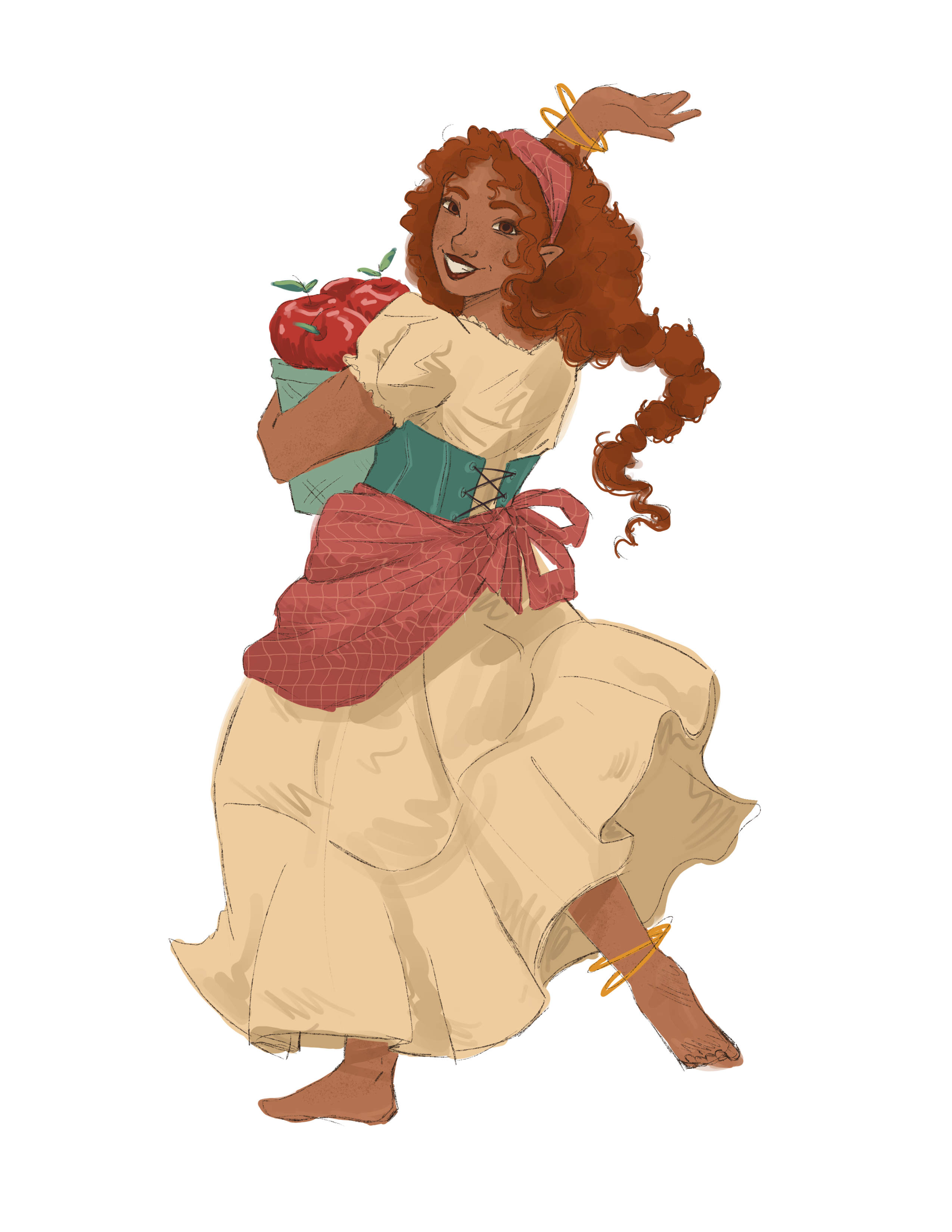 Concept art illustrating Faerleth ancestry