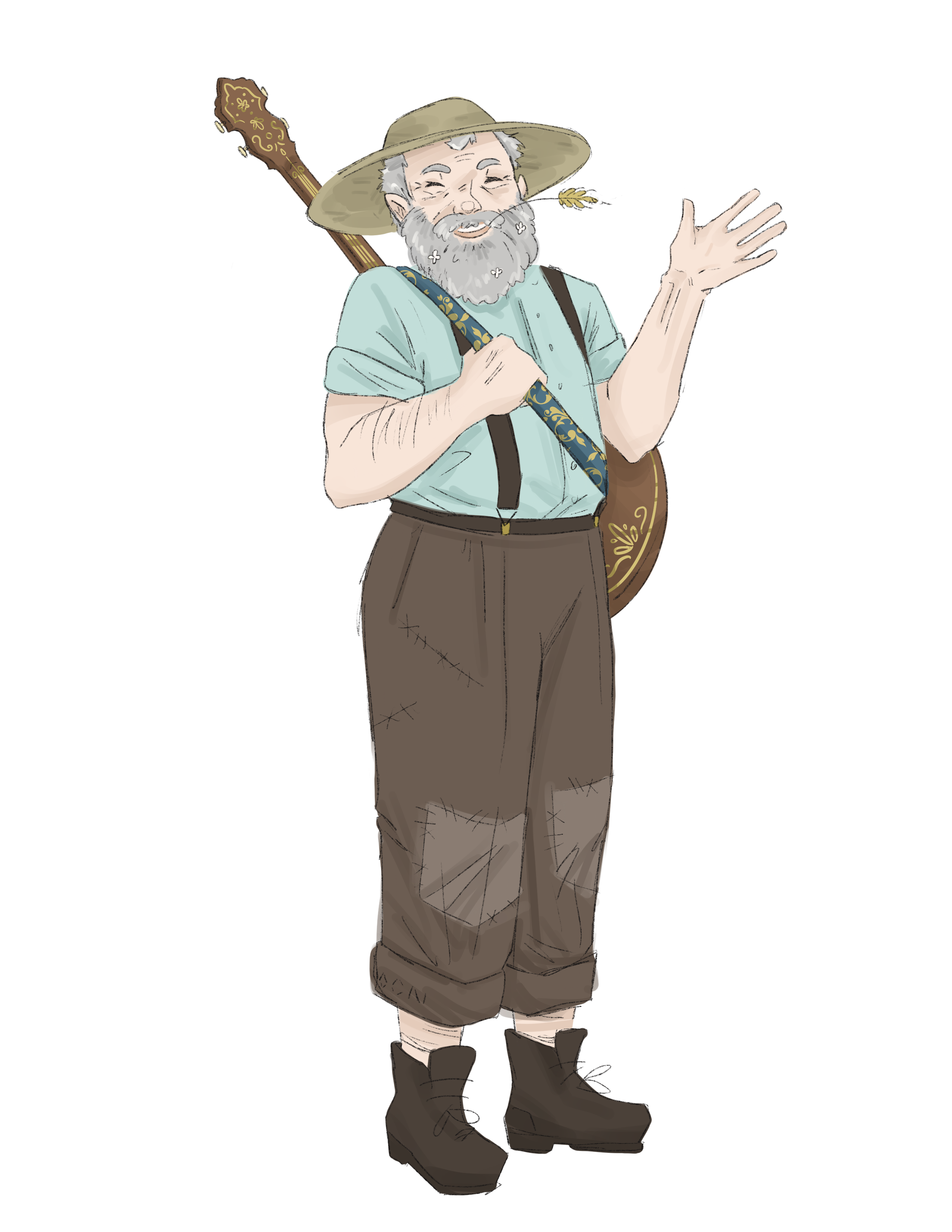 Concept art illustrating Faerleth ancestry