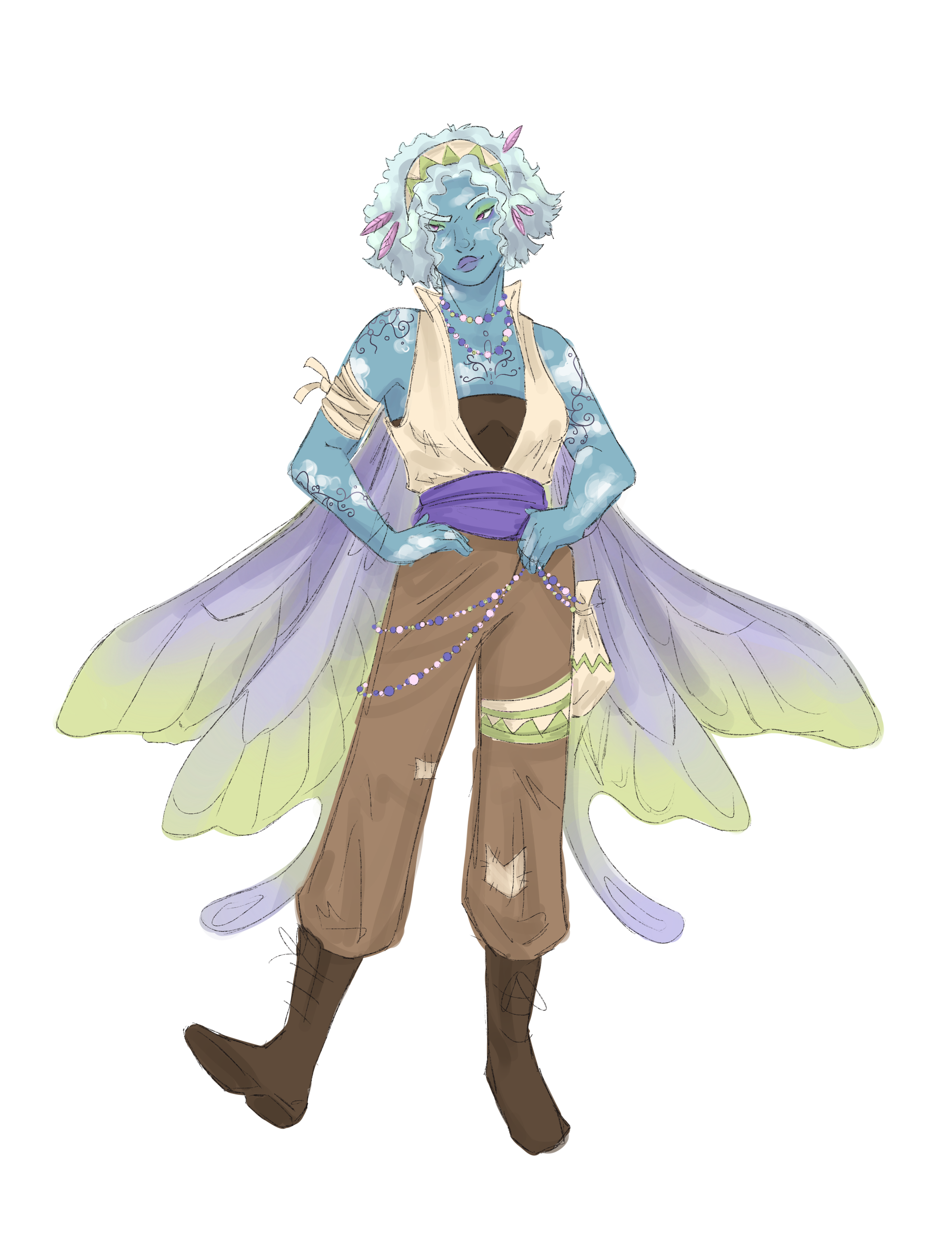 Concept art illustrating Fairy typical appearance.