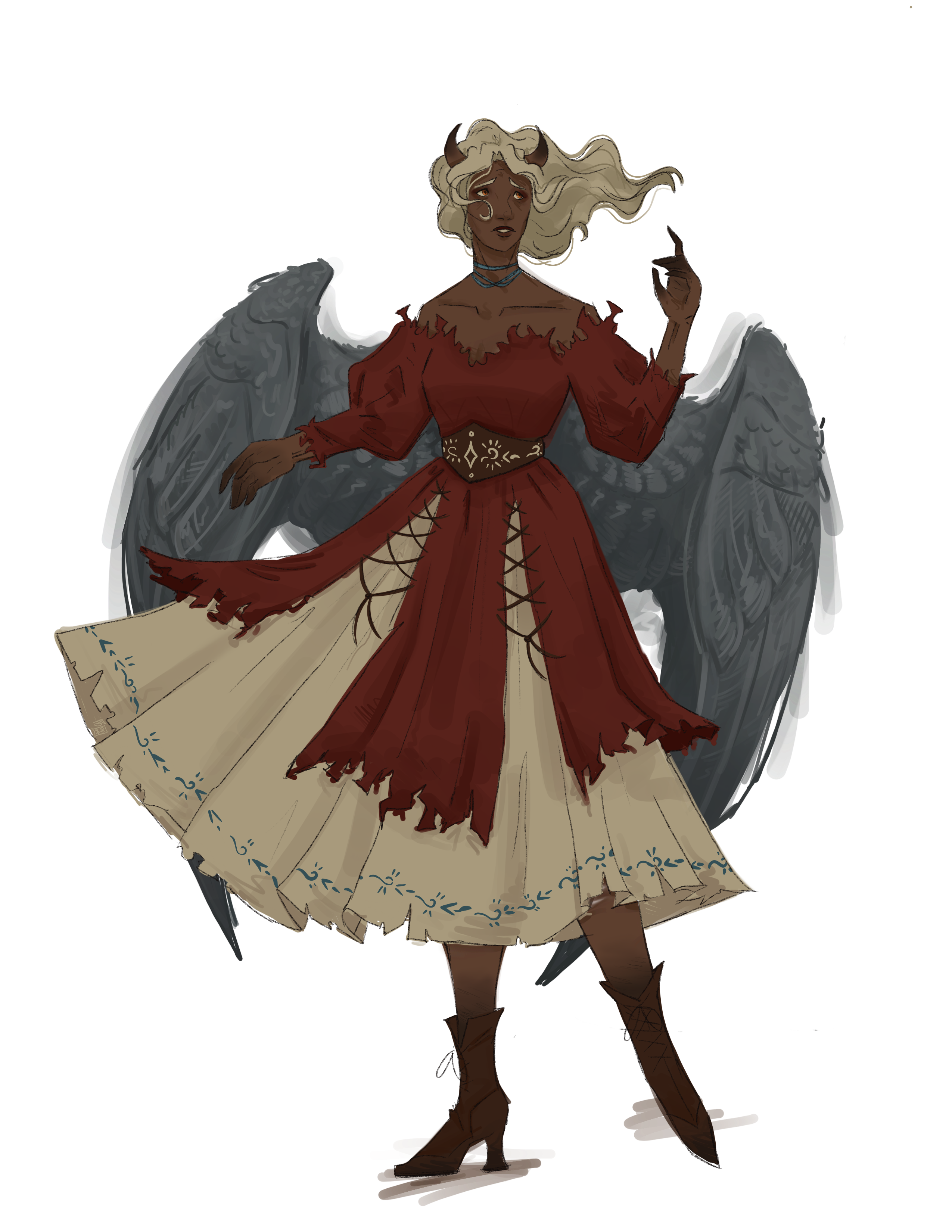Concept art illustrating Felucian ancestry