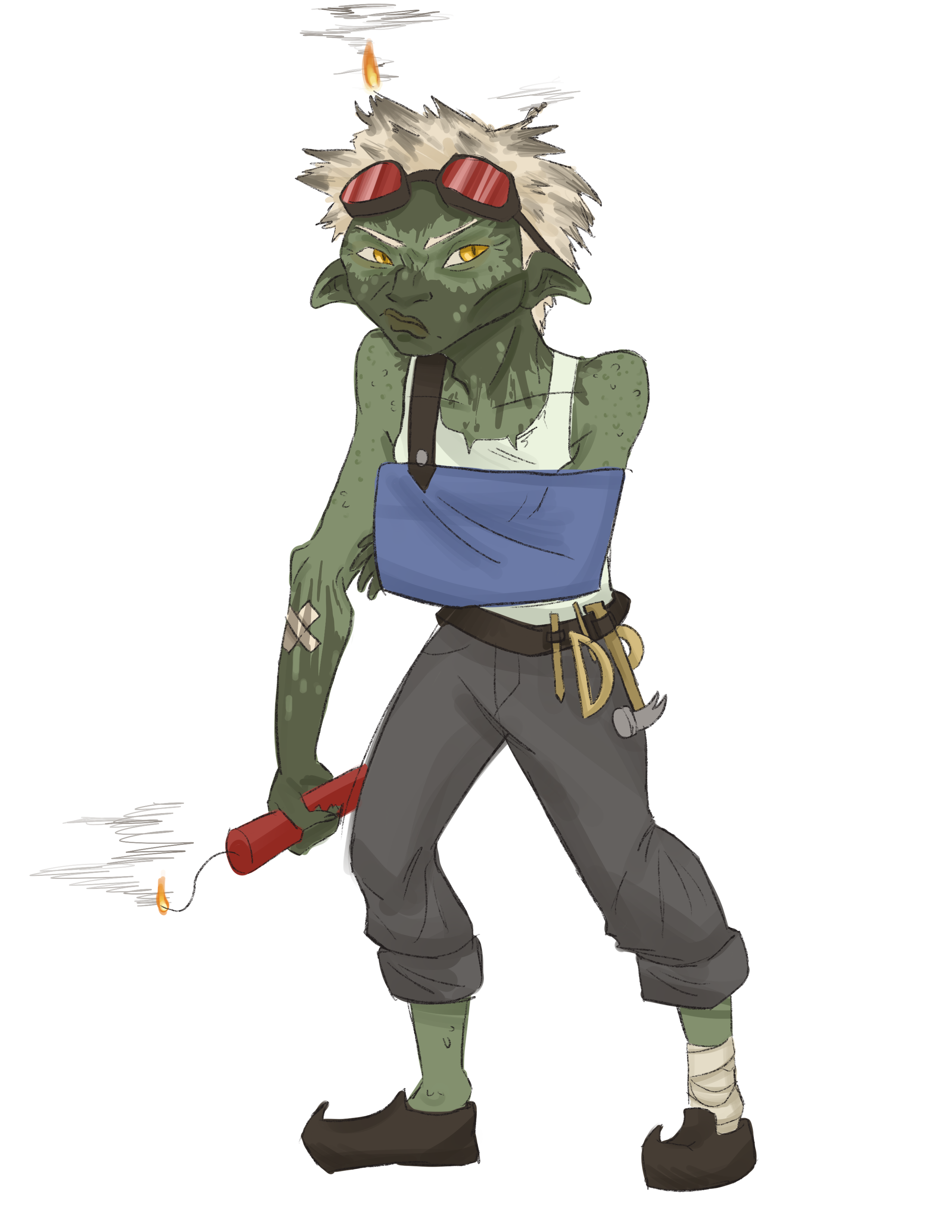 Concept art illustrating Goblin ancestry
