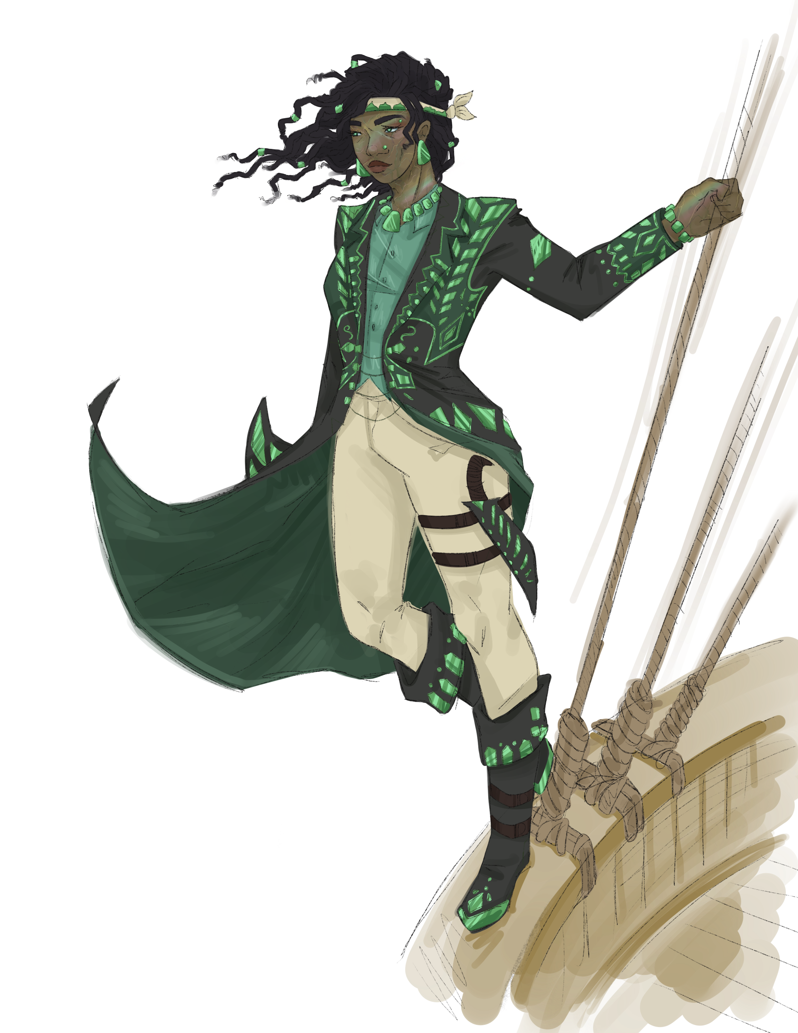Concept art illustrating Jade Imperial ancestry