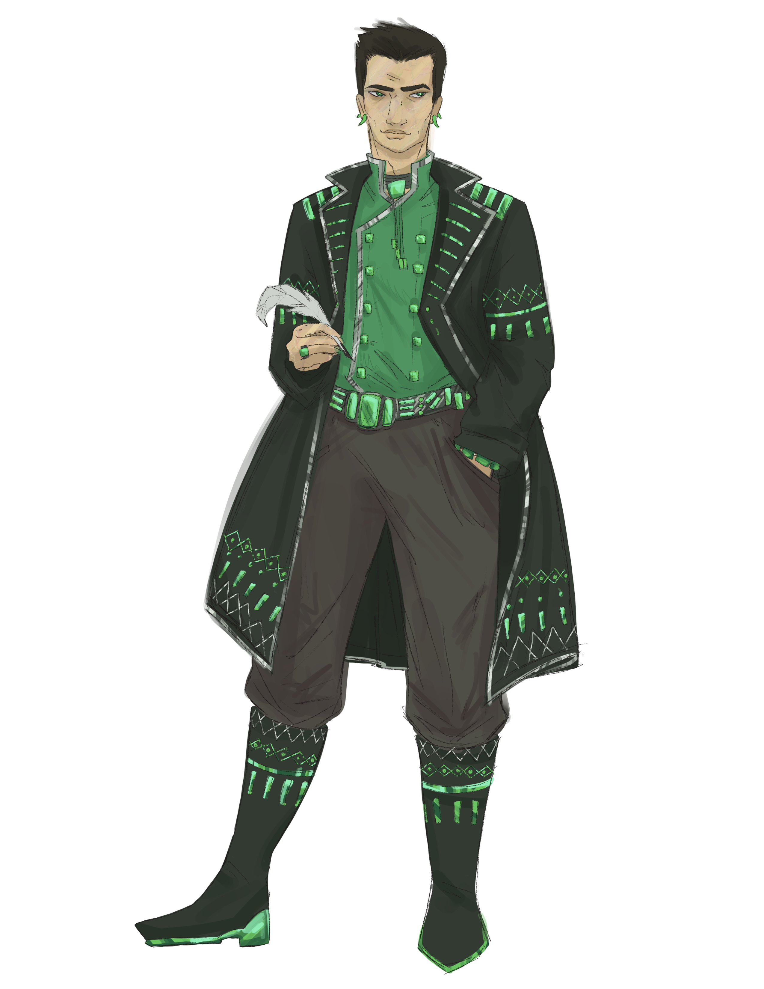 Concept art illustrating Jade Imperial ancestry