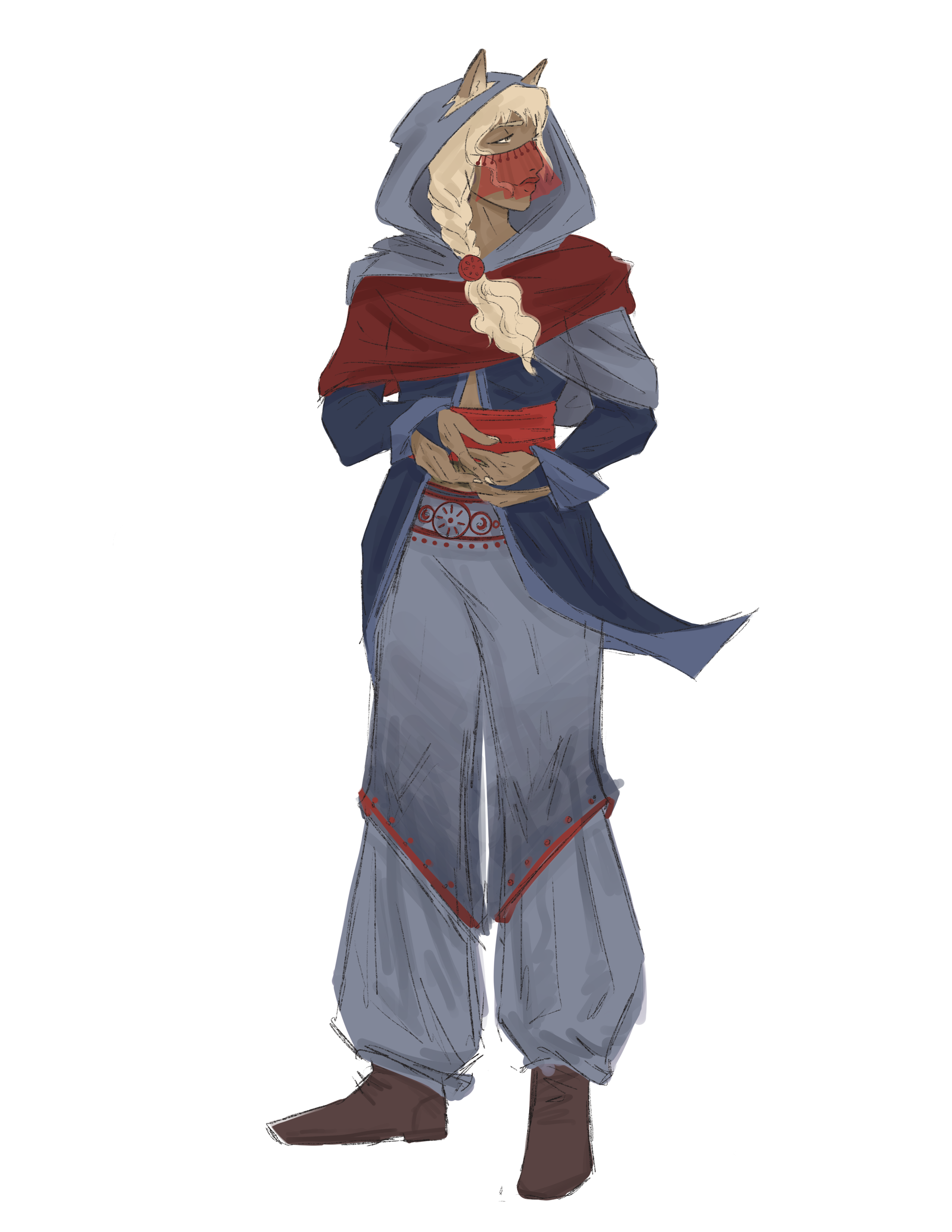 Concept art illustrating Wastelander ancestry