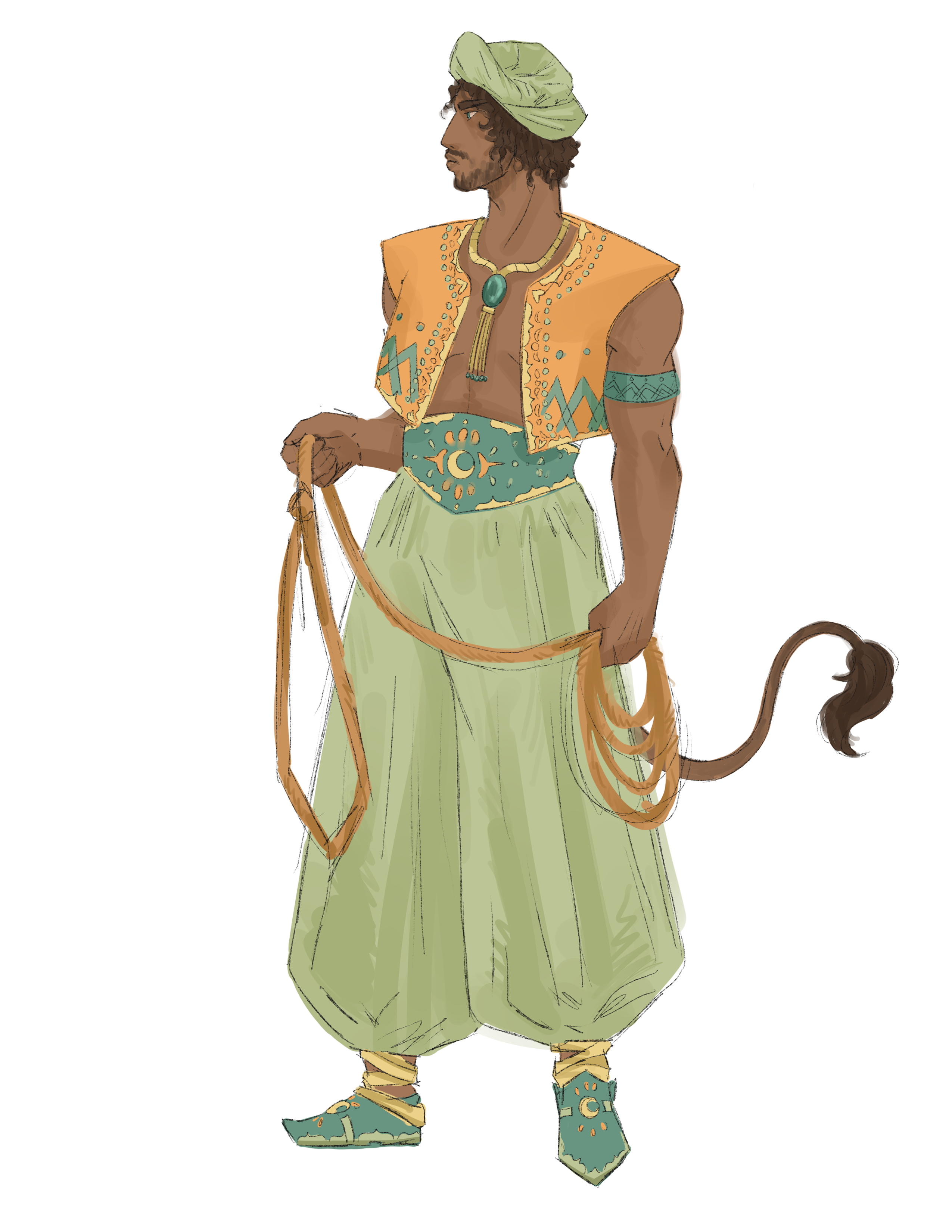 Concept art illustrating Wastelander ancestry