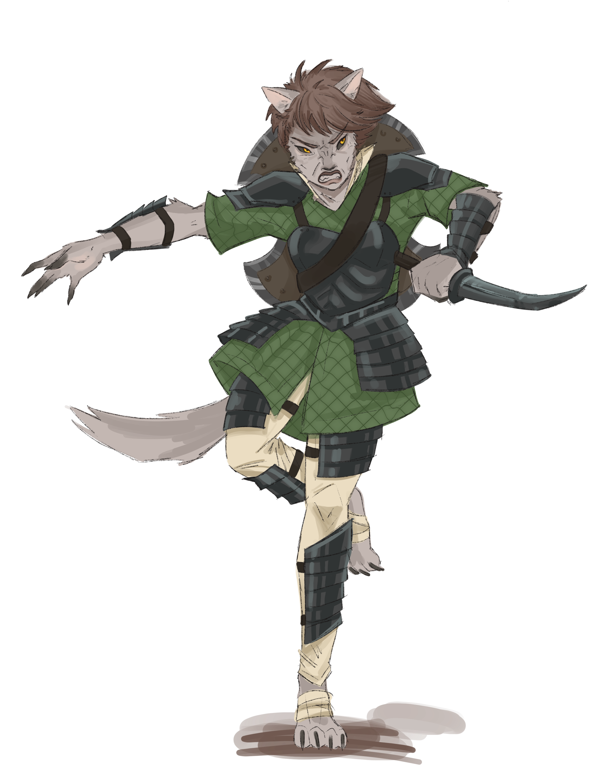 Concept art illustrating Wolfsbein ancestry