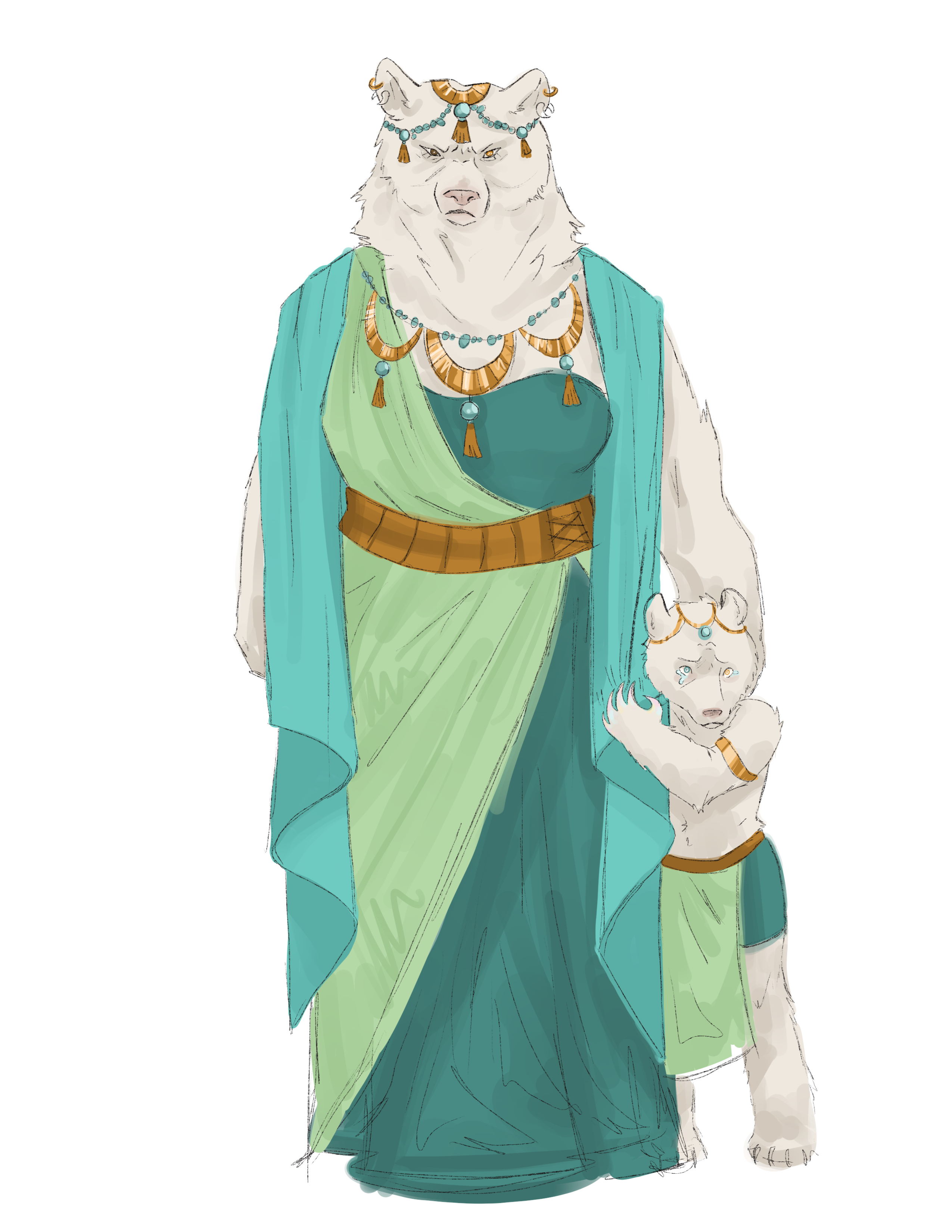 Concept art illustrating Yo-Na ancestry